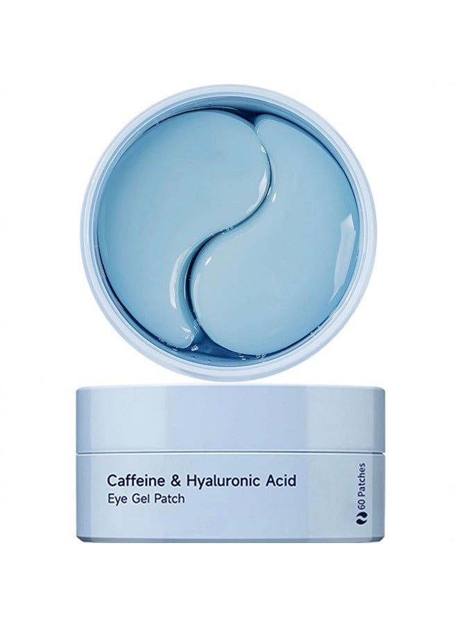 KOEC Caffeine & Hyaluronic Acid Eye Gel Patch -Under Eye Patches for Dark Circles -Hydrogel Masks for Puffiness, Bags with Caffeine, Hyaluronic Acid, Niacinamide - Undereye Brightening, Hydrating, Anti-Wrinkle & Cooling 60Patches - Image 1